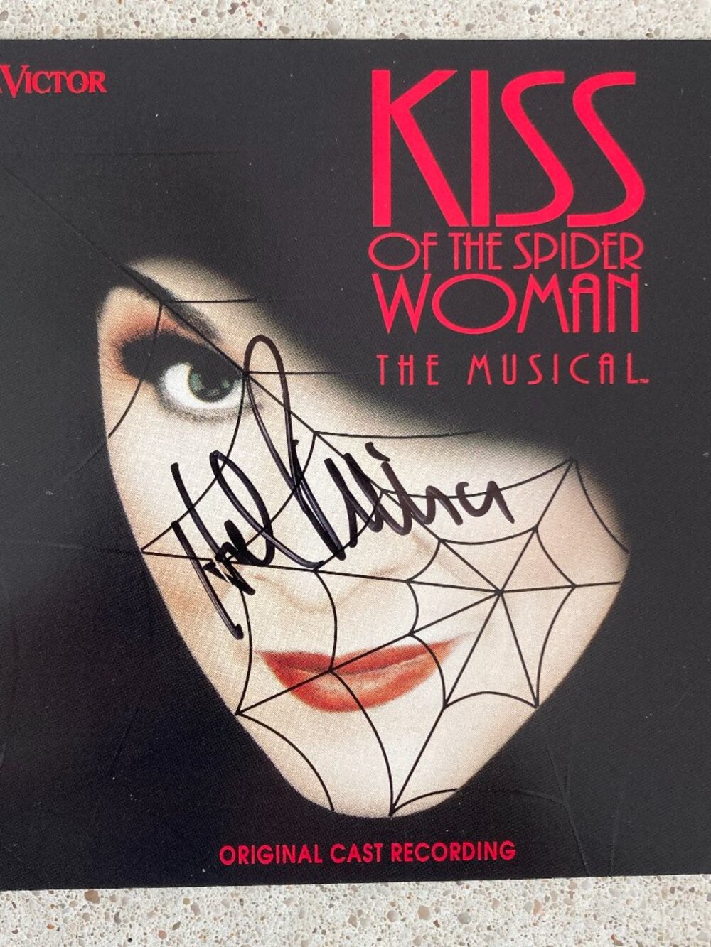 Hal Prince signed Kiss of the Spider Woman CD Broadway Harold Prince Autographed